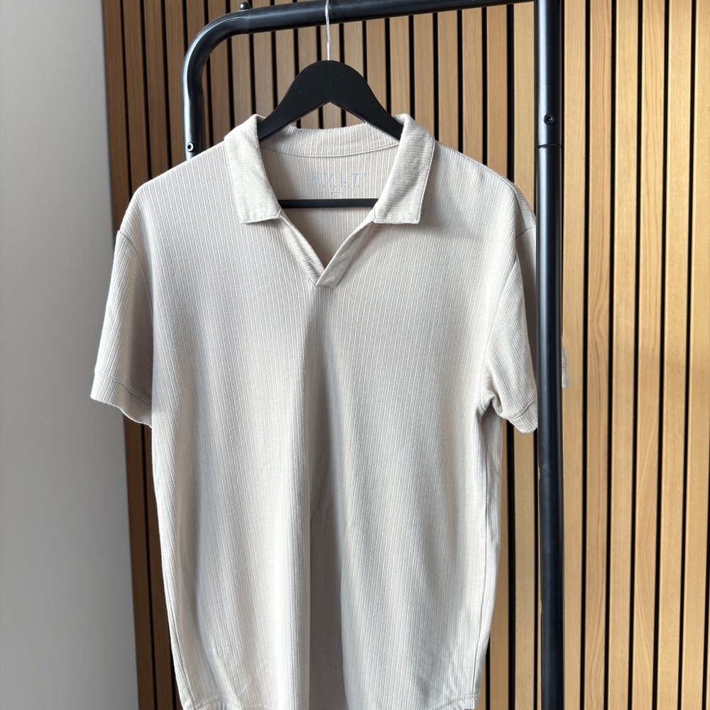 BYLT Cream Polo Shirt